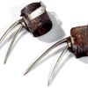 Silver Cockfight Rooster Spurs Knives